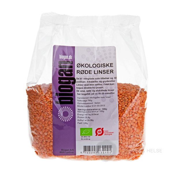 R�de Linser 750 g �kologisk